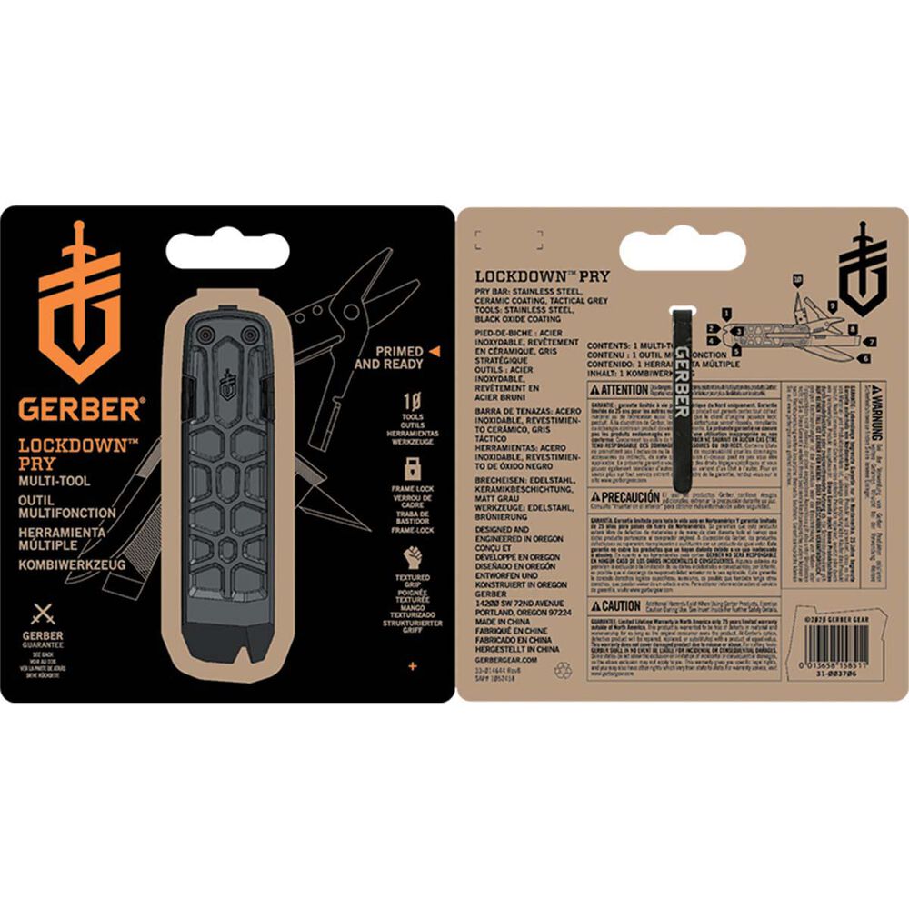 Gerber EDC Lockdown Multi-tool Grey
