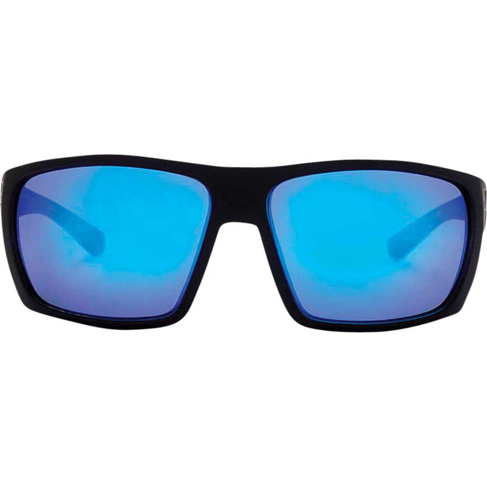 Stingray Barb Polarised Sunglasses Black with Blue Lens