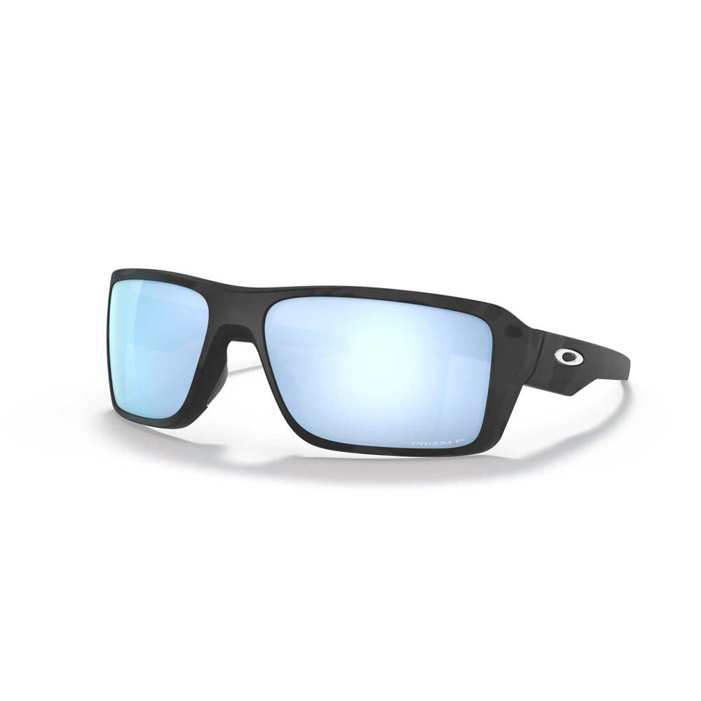Oakley Double Edge Men's Polarised Sunglasses Camo Matte Black with Prizm Lens
