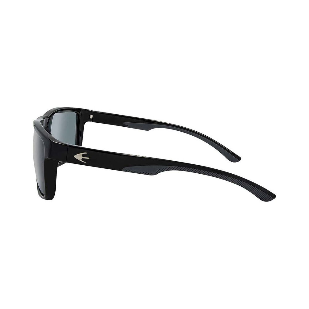 Stingray Yellowfin Polarised Sunglasses Black with Smoke Lens