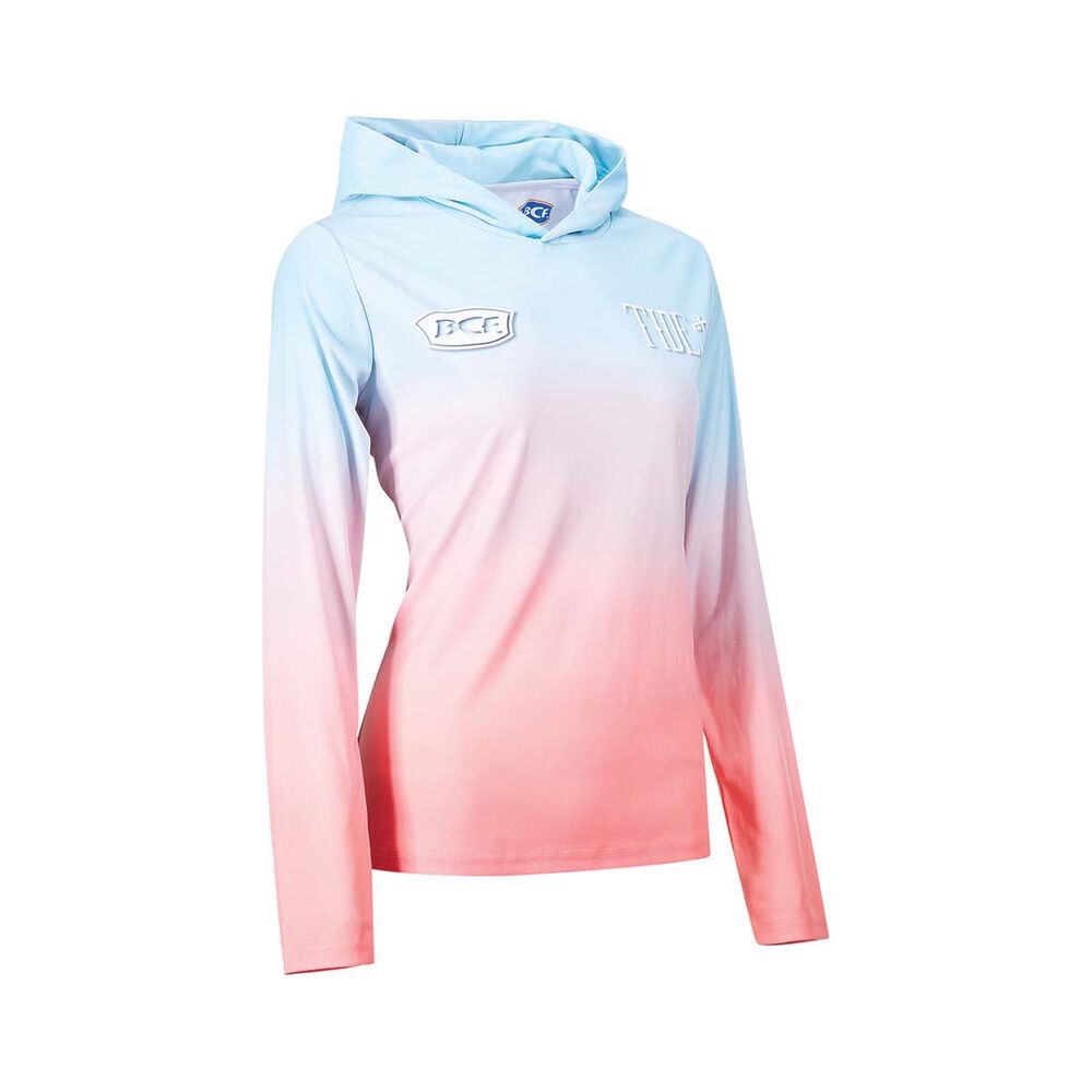 BCF x Tide Women's Sunset Hooded Sublimated Polo
