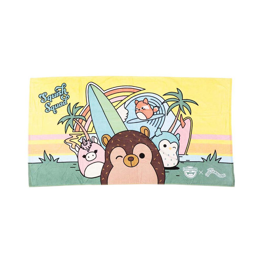 Squishmallows Beach Towel Squish Surf Squad