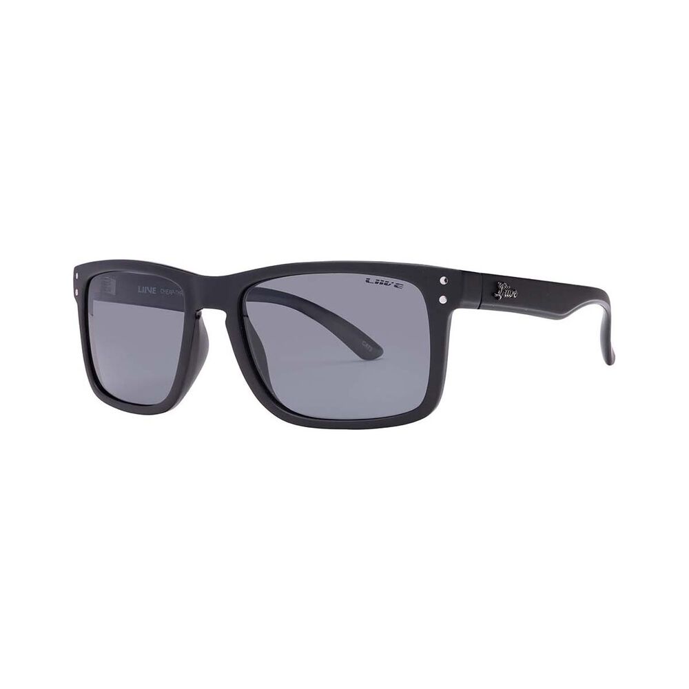 Liive Men's Cheap Thrill Polarised Sunglasses Black with Black Lens