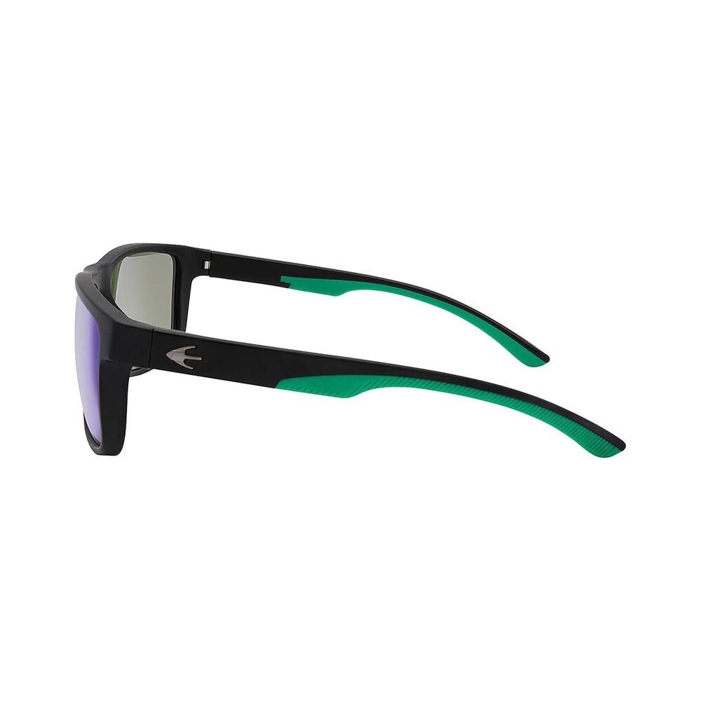 Stingray Yellowfin Polarised Sunglasses Black with Green Lens
