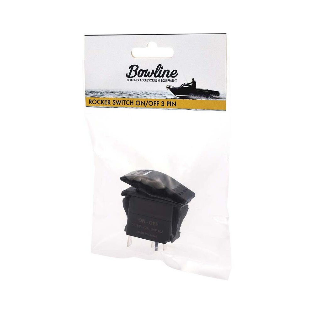 Bowline Rocker Switch On/Off 3 Pin IPX7