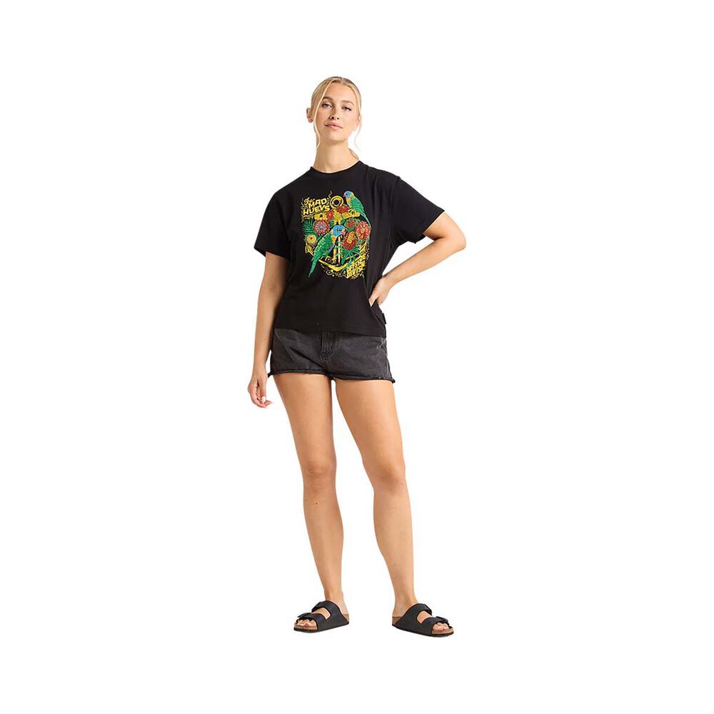 The Mad Hueys Women's Rainbow Anchor Short Sleeve Tee