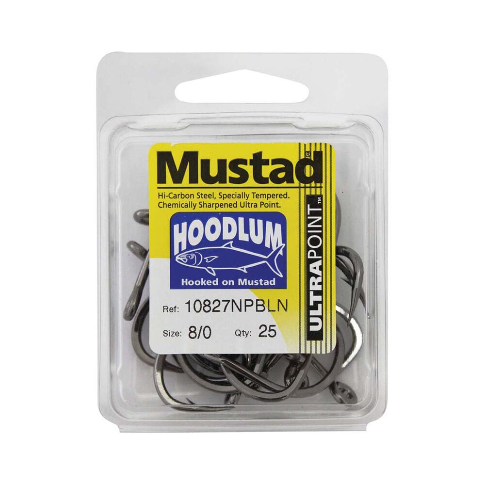 Mustad Hoodlum 10827NPBLN Hook 25 Pack