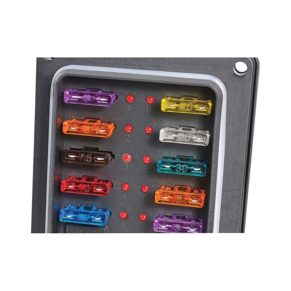 Narva Sealed Fuse Box with LED 10 Way
