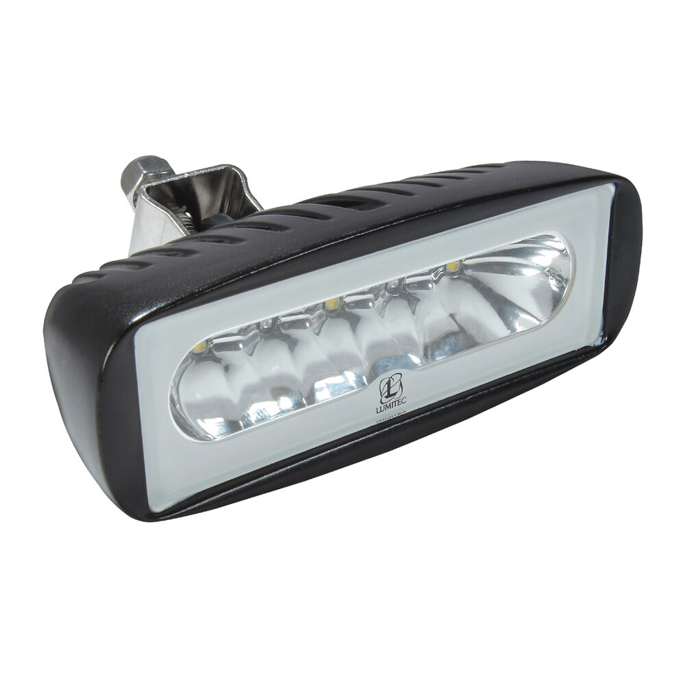 Lumitec Caprera2 Bracket Mount Dimmable LED Floodlight Black