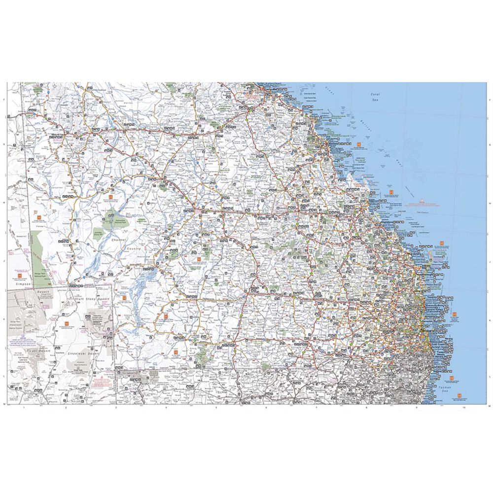 HEMA Queensland Handy Map - 15th Edition