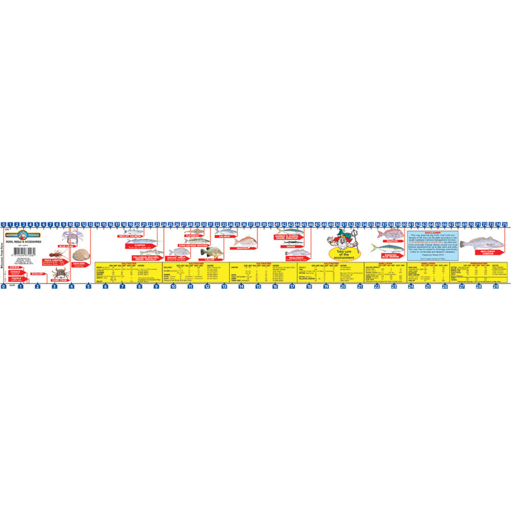 Neptune Fish Measure Sticker SA