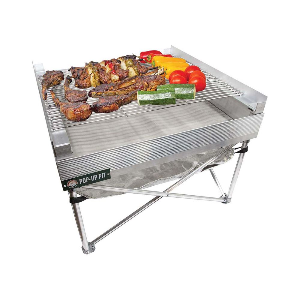 Fireside Tri-Fold Grill Grates for the Pop-Up Fire Pit