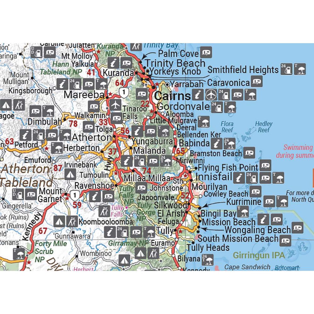 HEMA Queensland Handy Map - 15th Edition