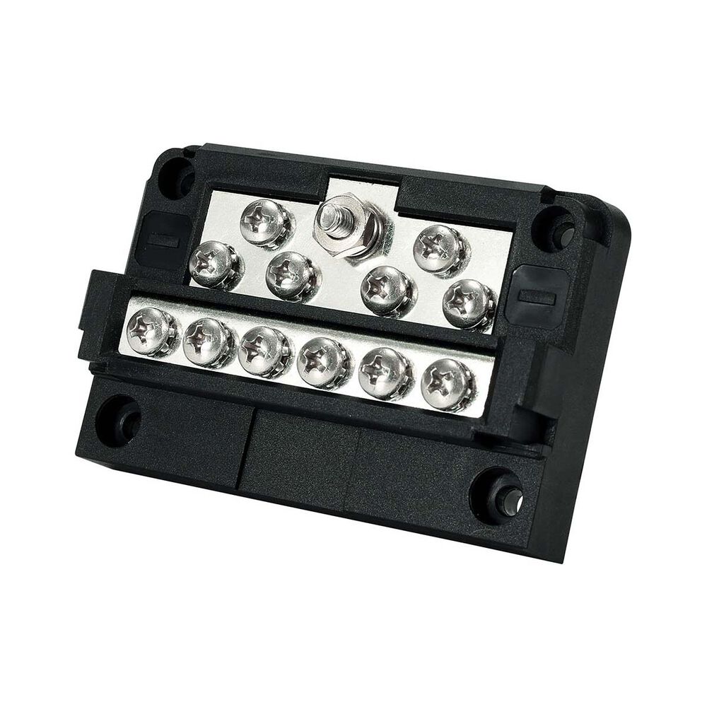 Bowline Fuse Block 6 Gang Black