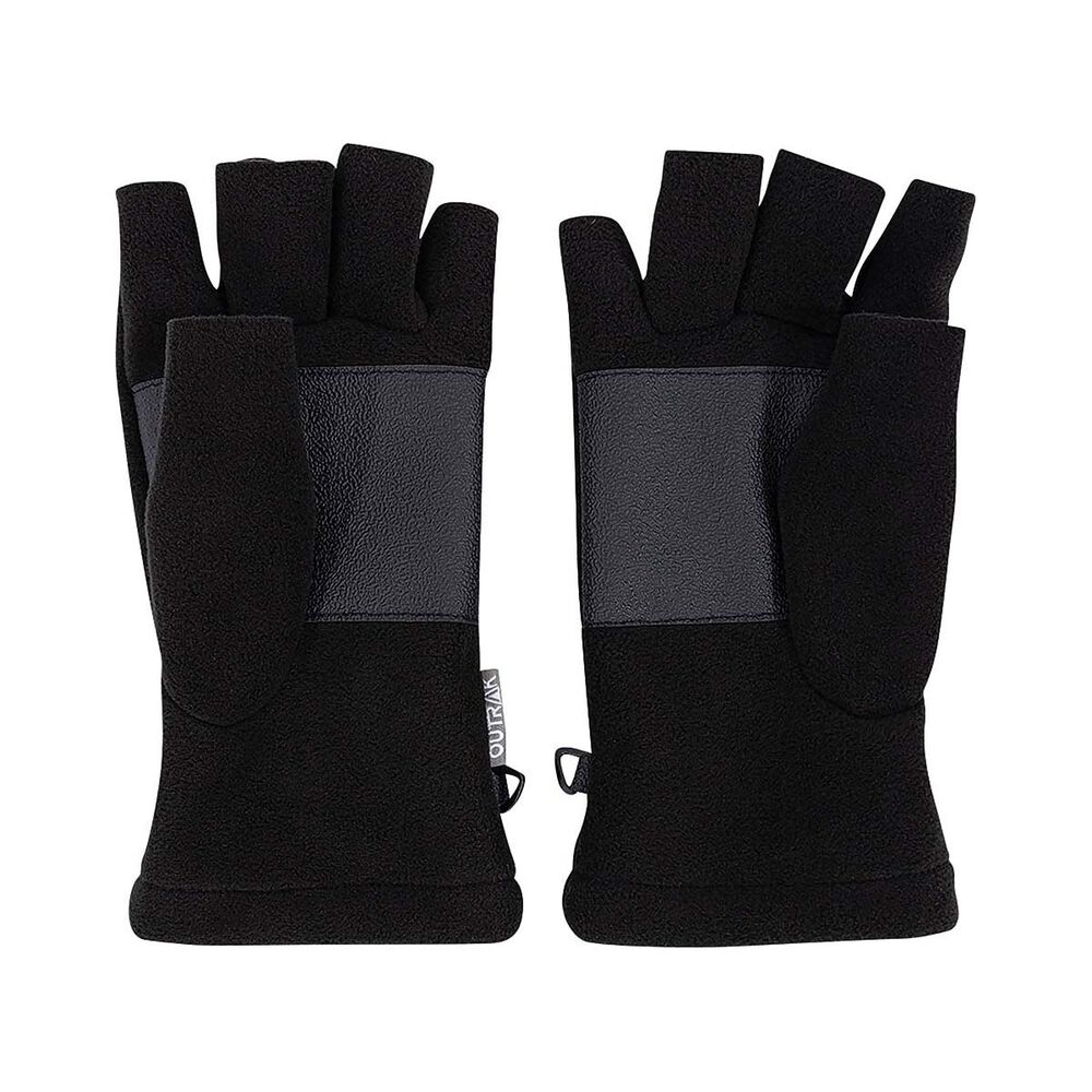 OUTRAK Men's Fingerless Fleece Gloves