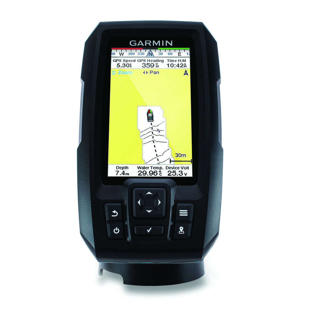Garmin Striker Plus 4 Fish Finder Including Transducer and Built-In GPS