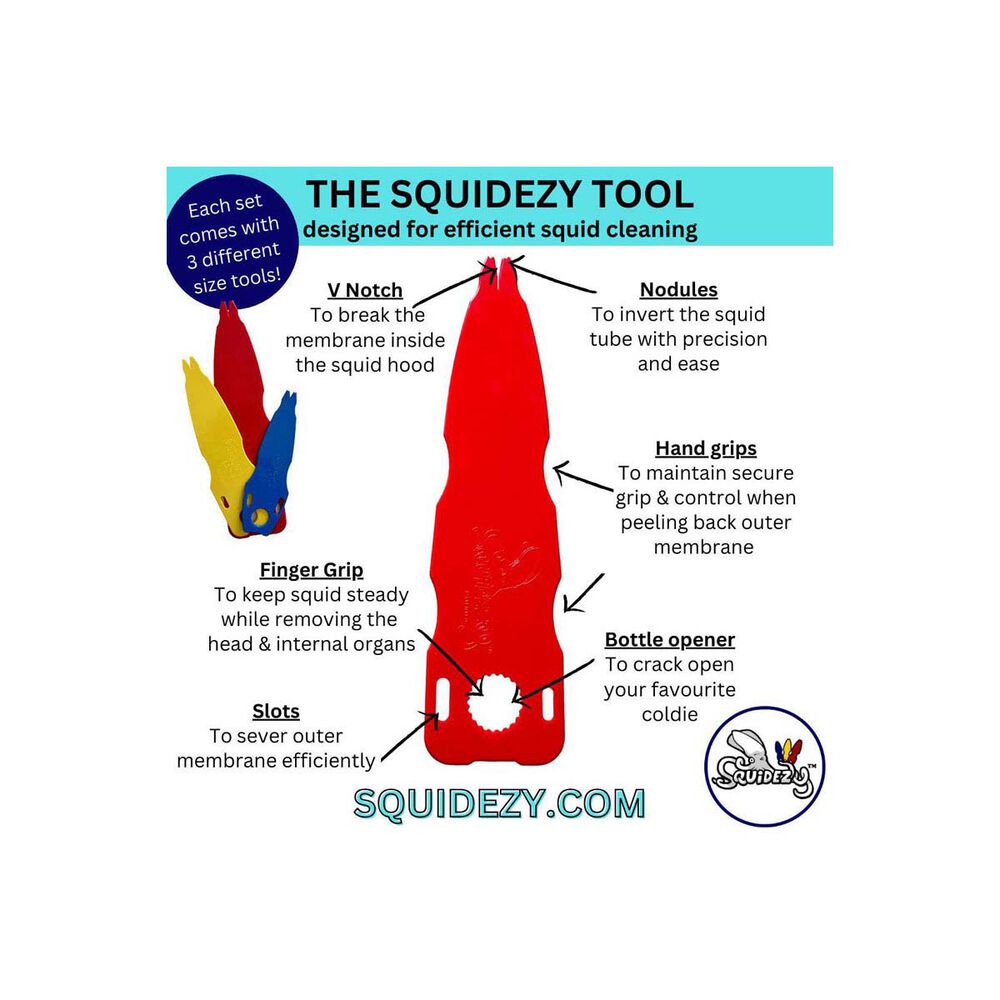 SquidEzy Squid Cleaning Tool