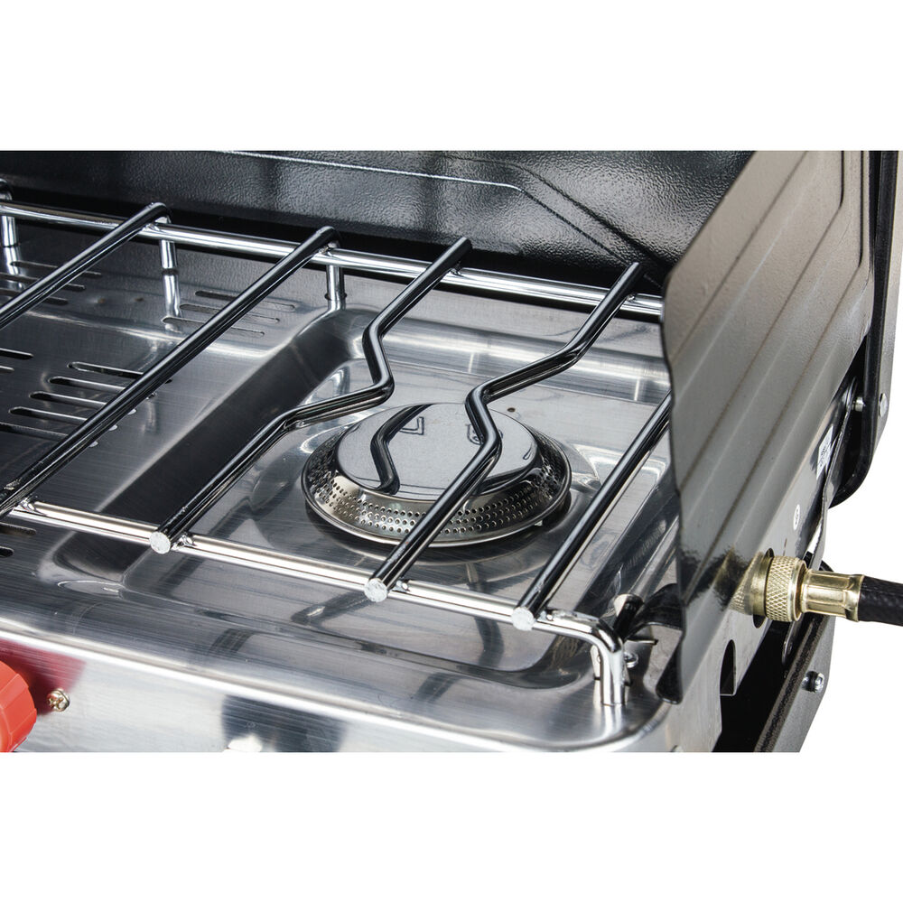 Wanderer LPG Portable 2 Burner Stove with Grill