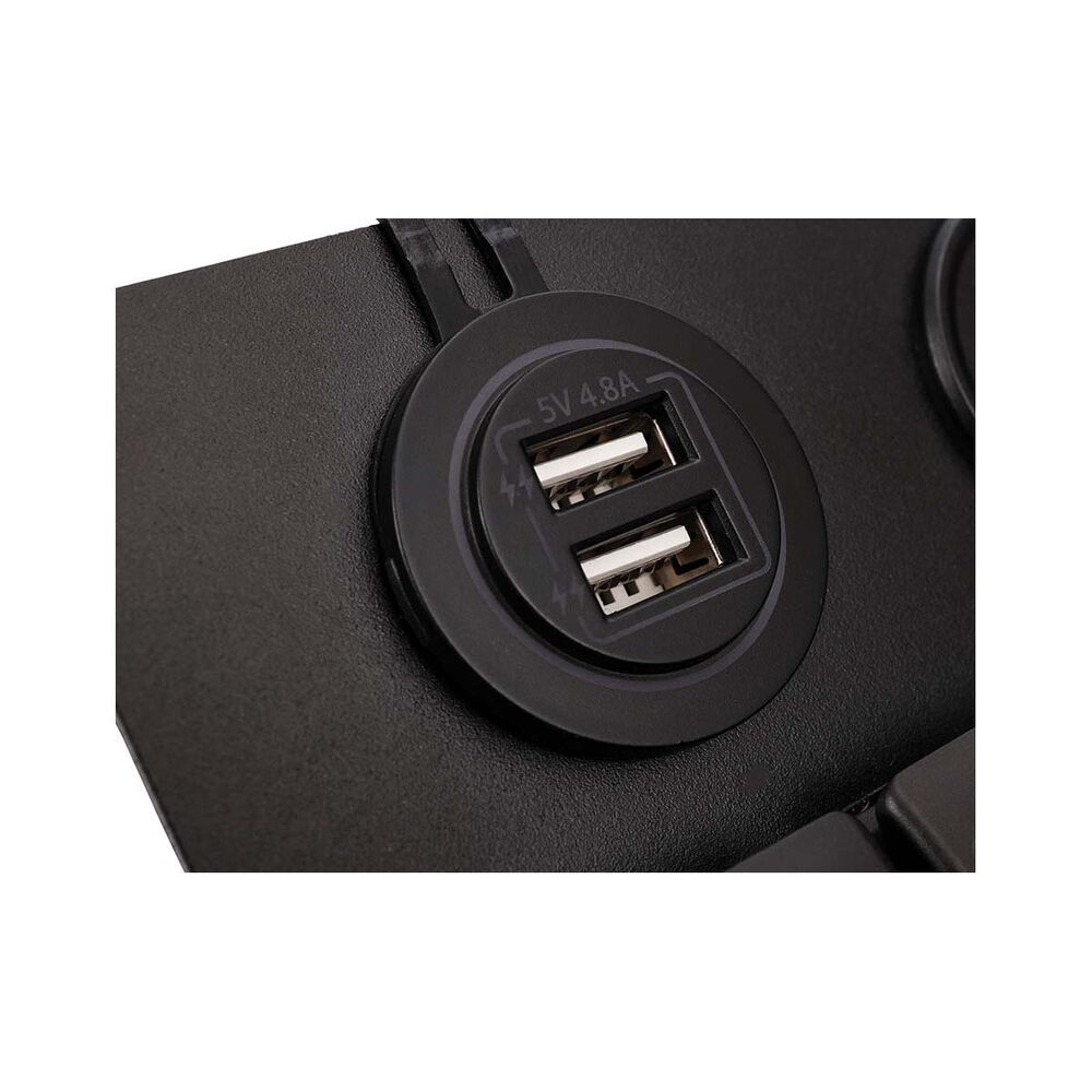 Bowline Switch Panel 3 Rocker 2 USB Plus Cigarette Socket