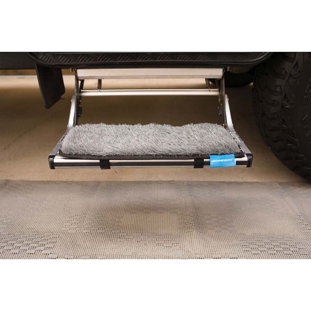 Companion Pull Out Caravan Set Dust Off Mat Grey 50x20cm