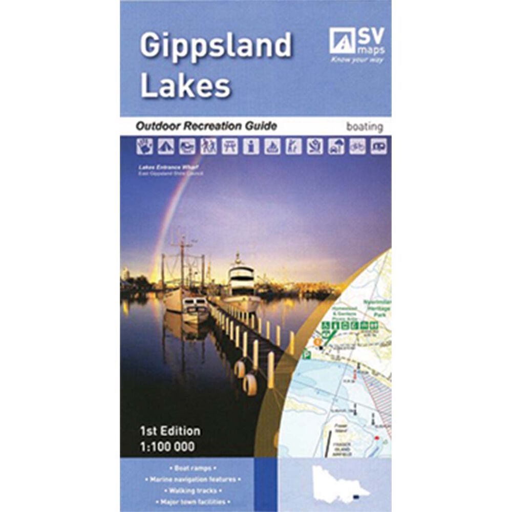 Spatial Visions Gippsland Lakes Map