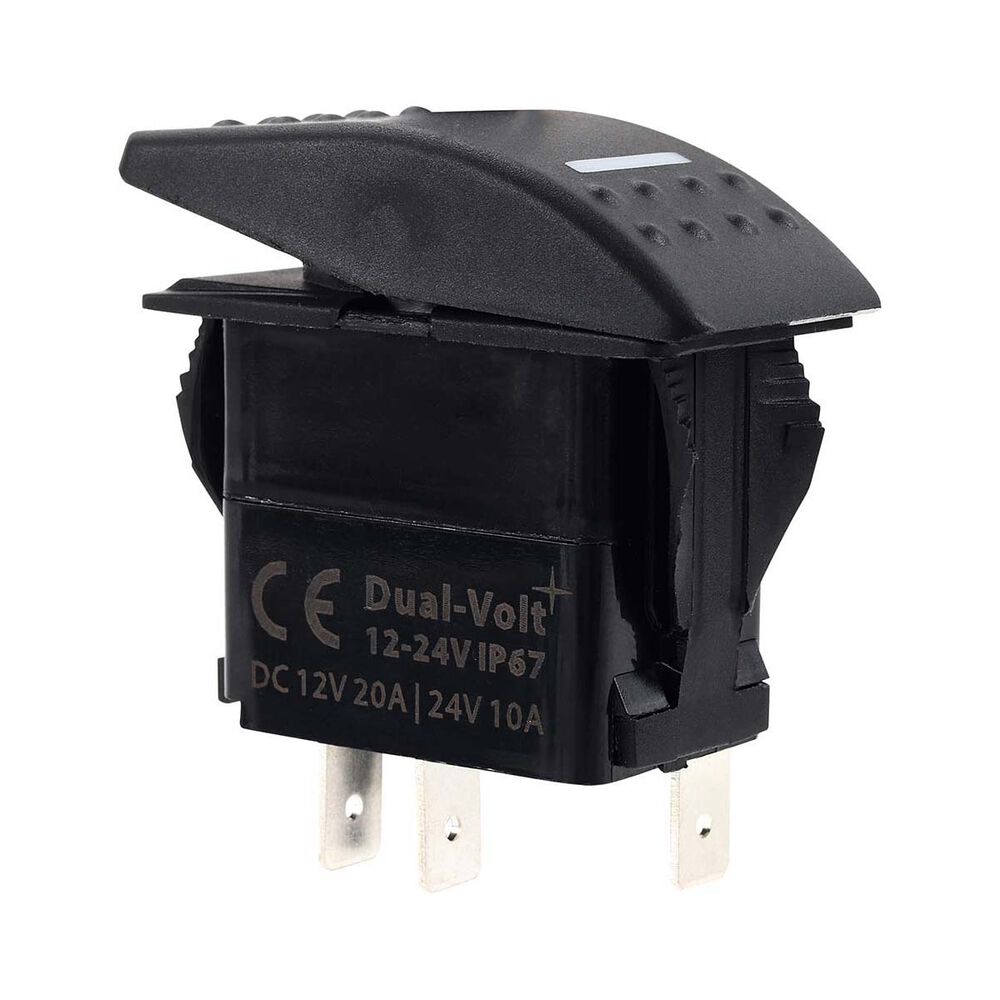 Bowline Rocker Switch On/Off 3 Pin IPX7