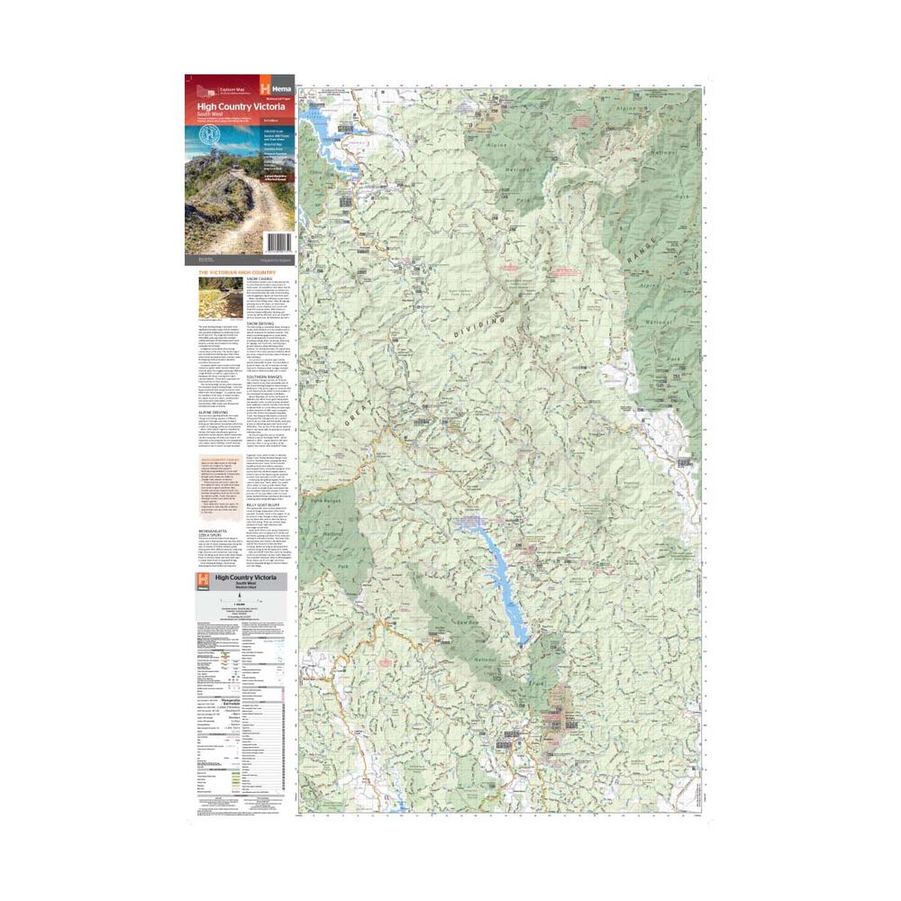Hema High Country Vic - South West Map