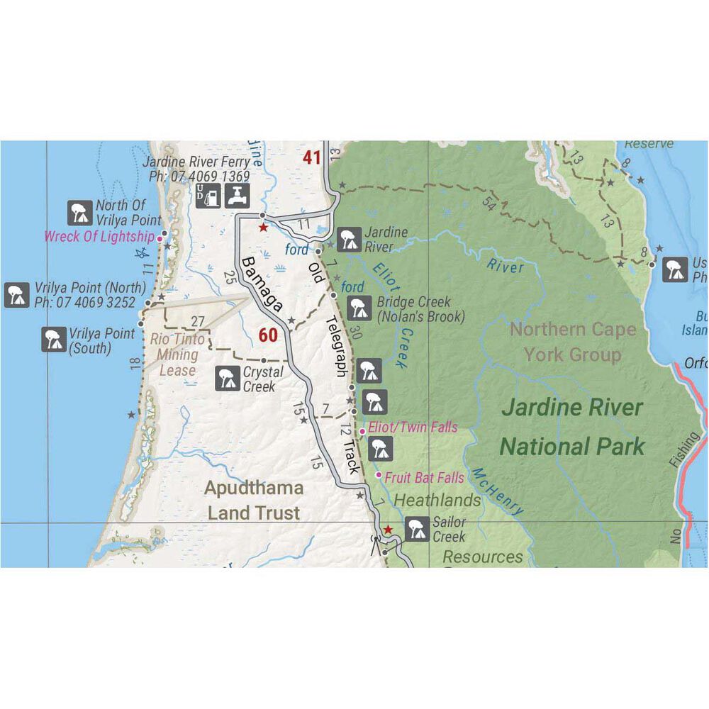 Hema Cape York Map