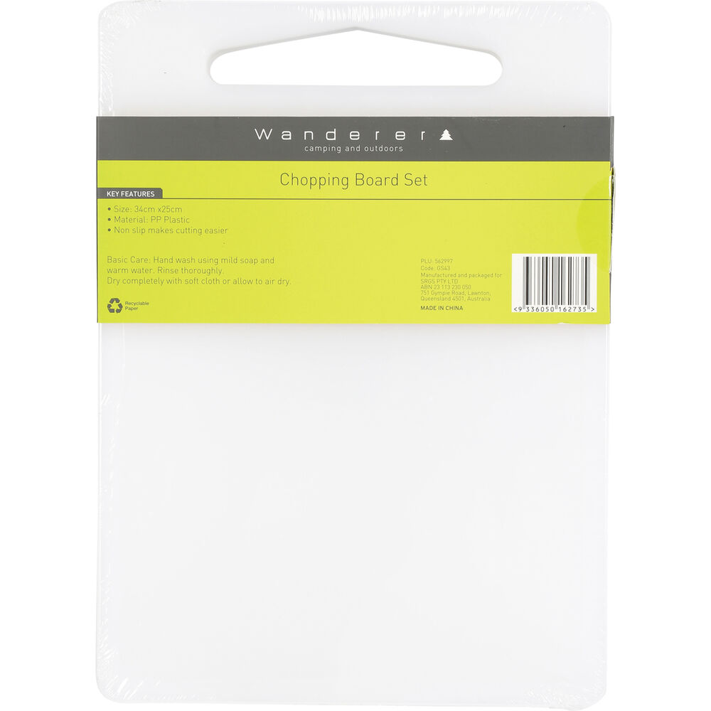 Wanderer Chopping Board Set 2 Pack