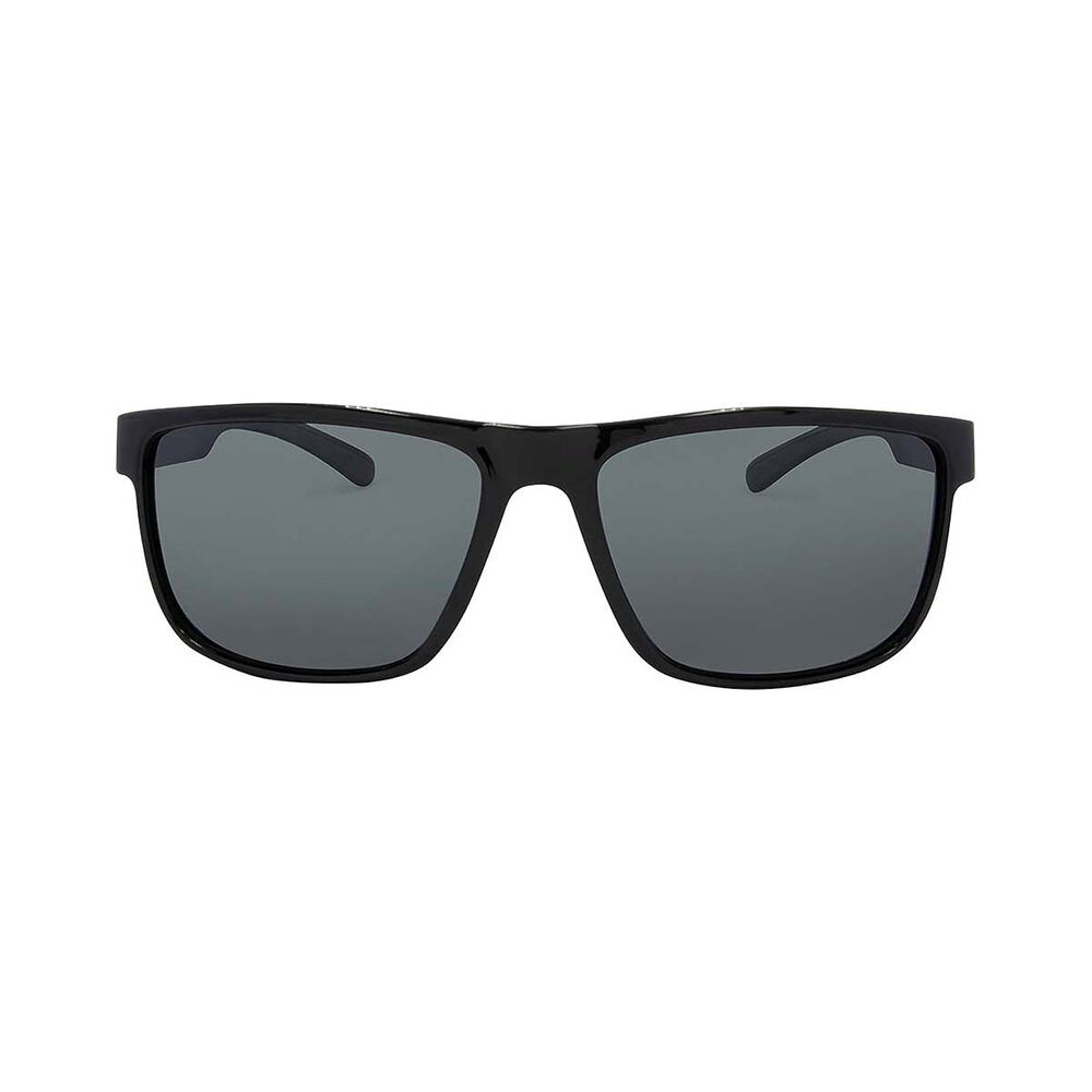 Stingray Yellowfin Polarised Sunglasses Black with Smoke Lens