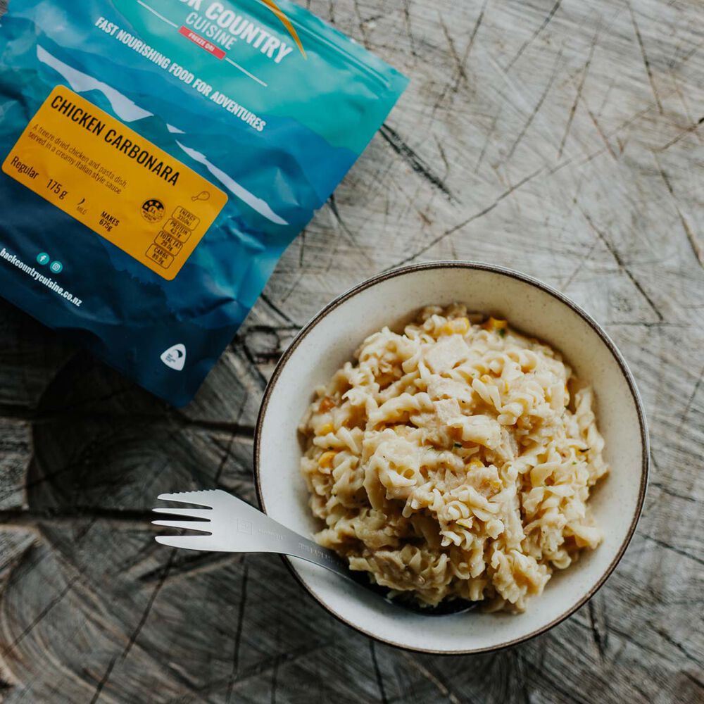 Back Country Cuisine Freeze Dried Chicken Carbonara 1 Serve