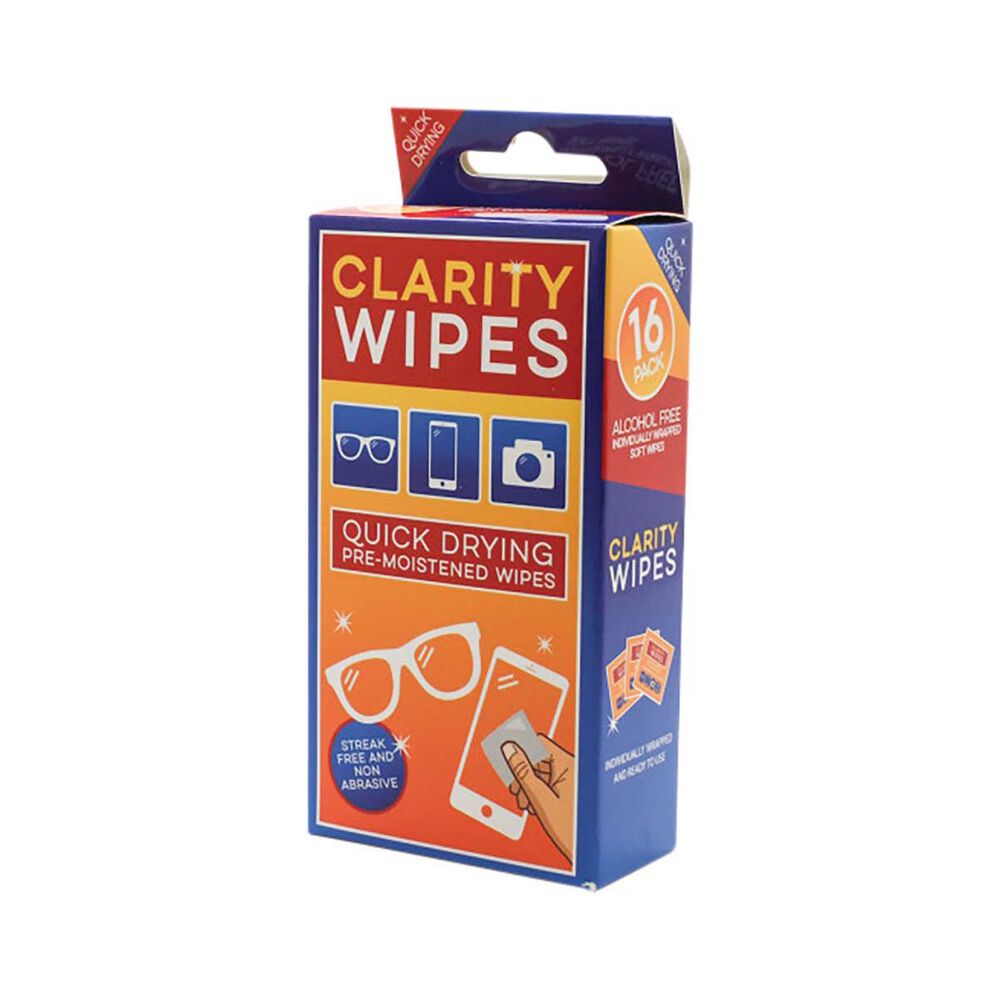 Pacific Optics Clarity Wipes 16 Pack