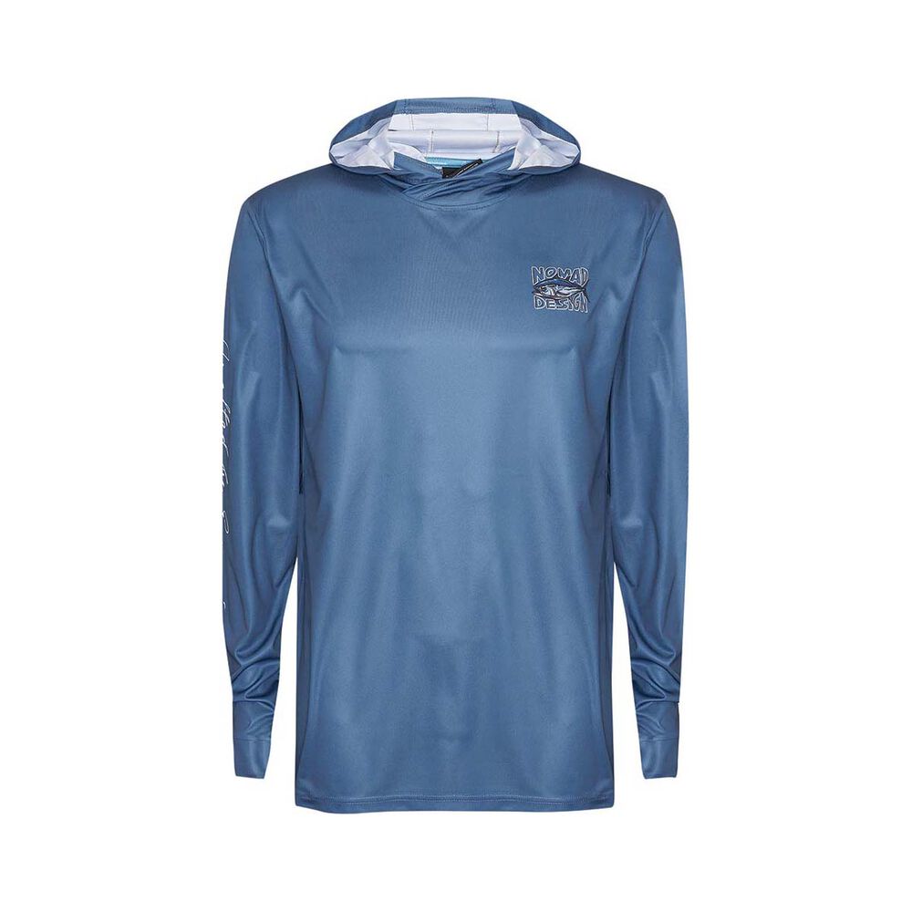 Nomad Men's Tuna Hookup Hooded Tech Sublimated Polo