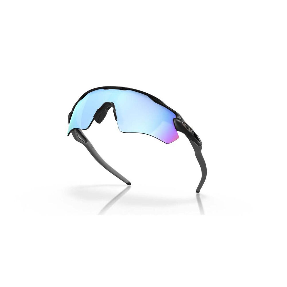 Oakley Radar EV Path Men's Polarised Sunglasses Matte Black with Prizm Blue Lens
