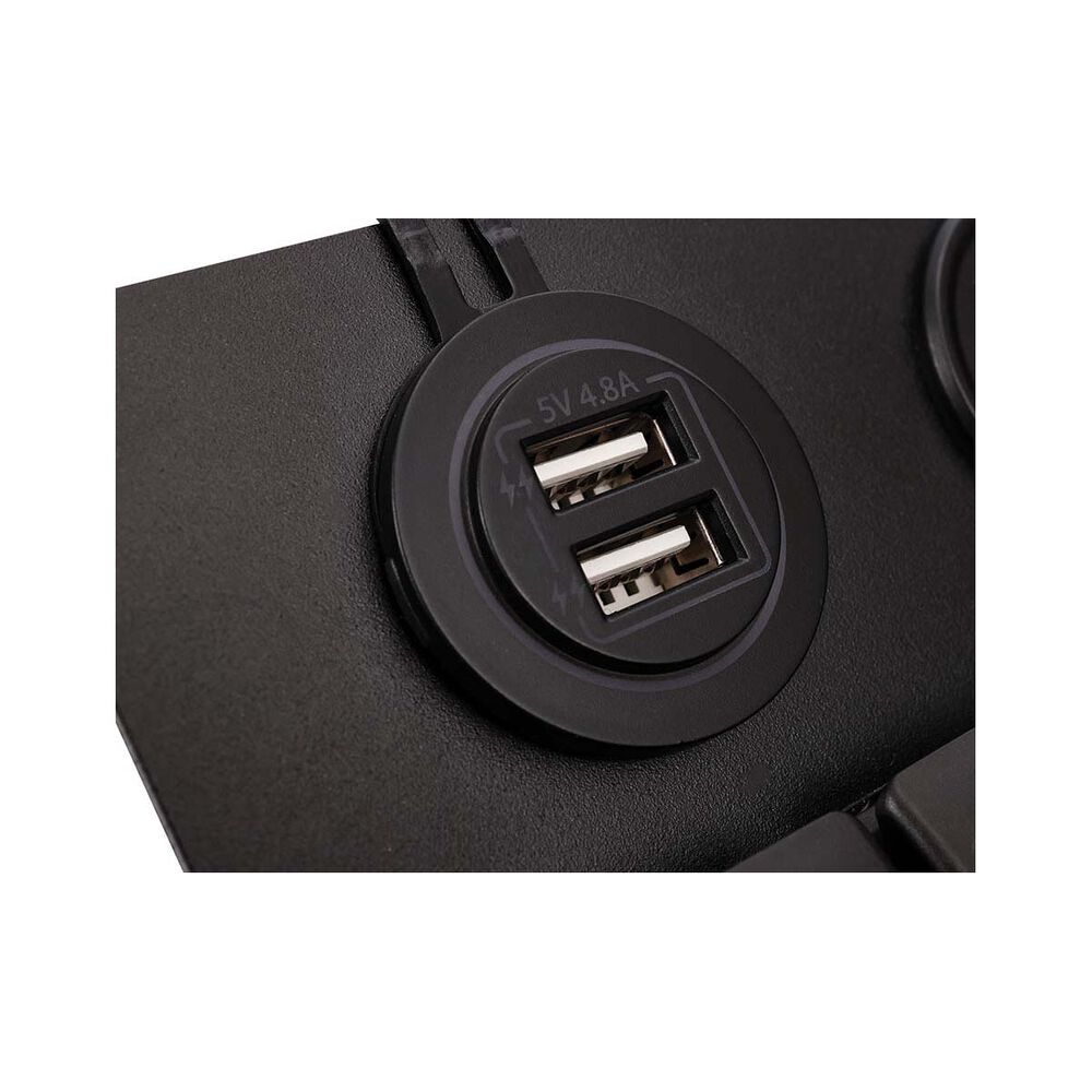 Bowline Switch Panel 6 Rocker 2 USB Plus Cigarette Socket