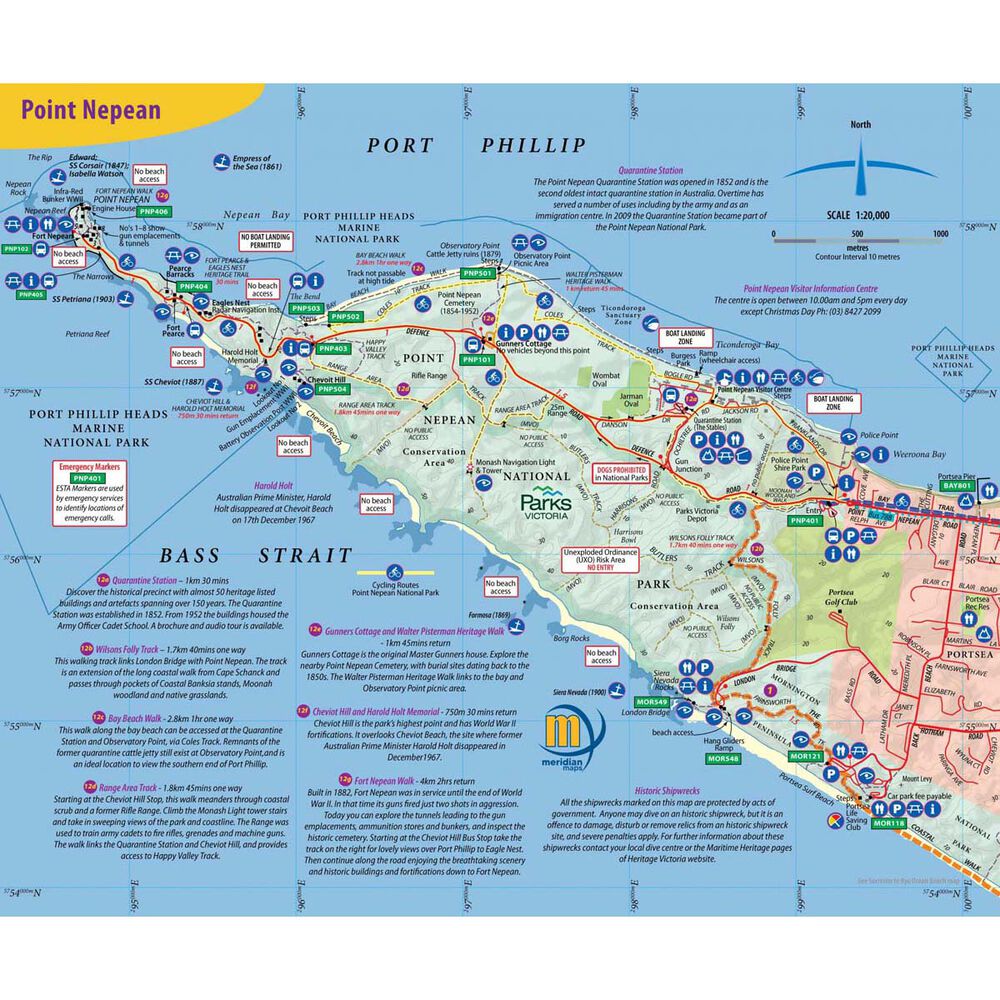 Meridian Maps Mornington Peninsula Walks