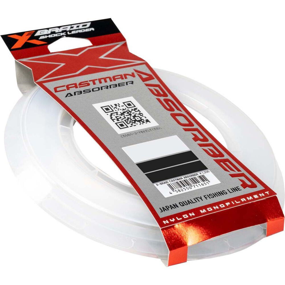 X-Braid Castman Absorber Nylon Leader Line 50m