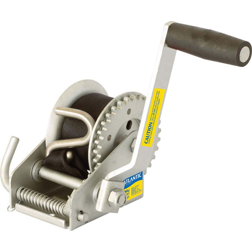 Atlantic Winch Cadet Webbing S Hook 4.5m