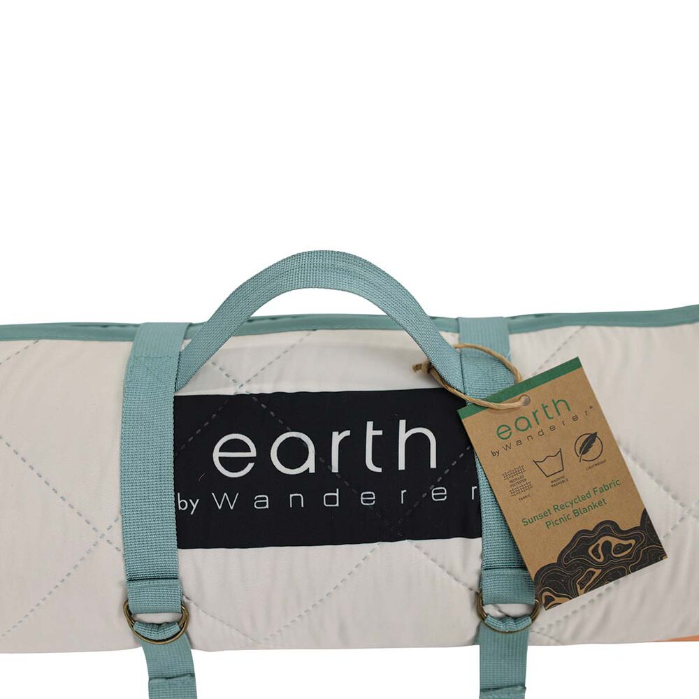 earth by Wanderer® Sunset Recycled Fabric Picnic Blanket