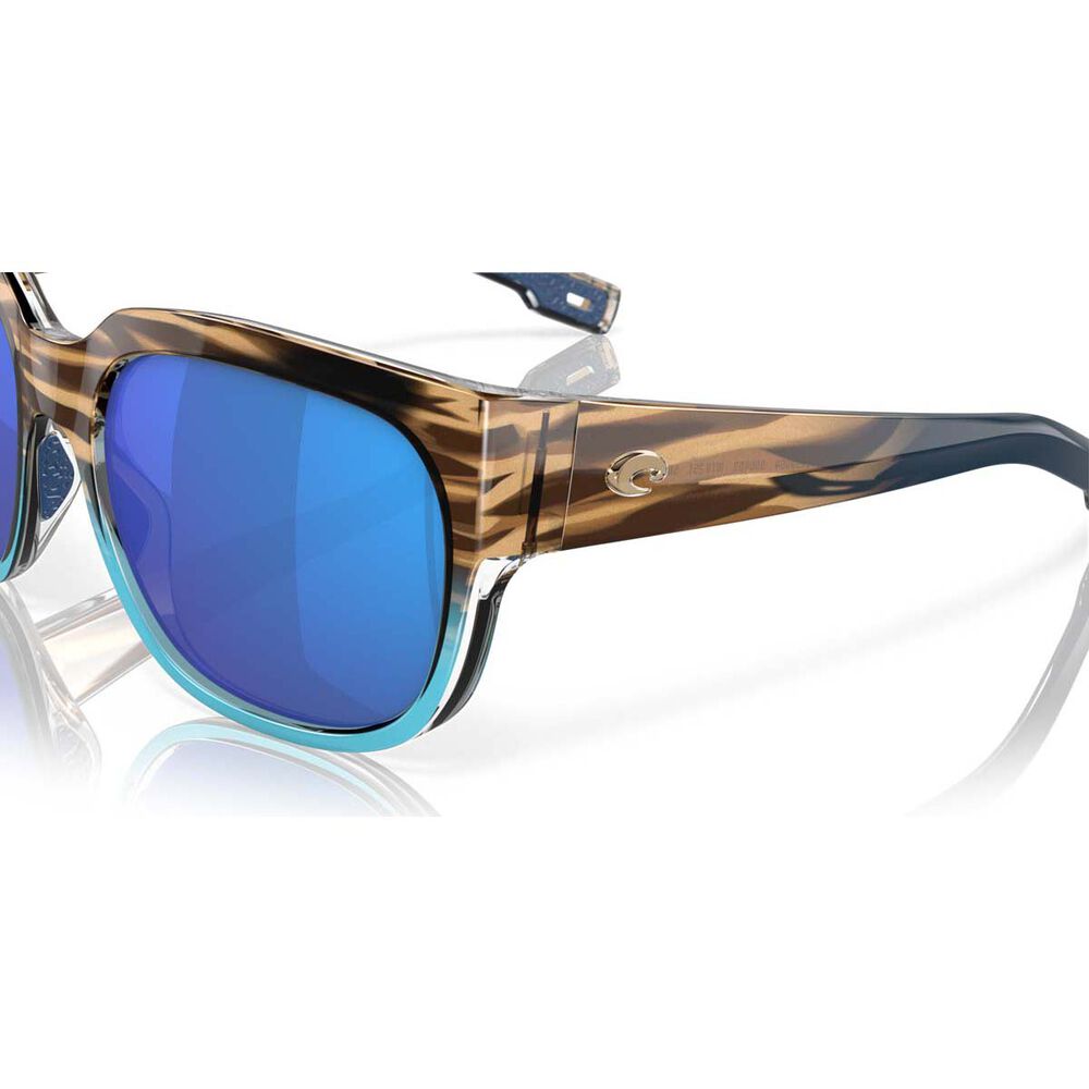 Costa Water Woman 2 Polarised Sunglasses Brown with Blue Lens
