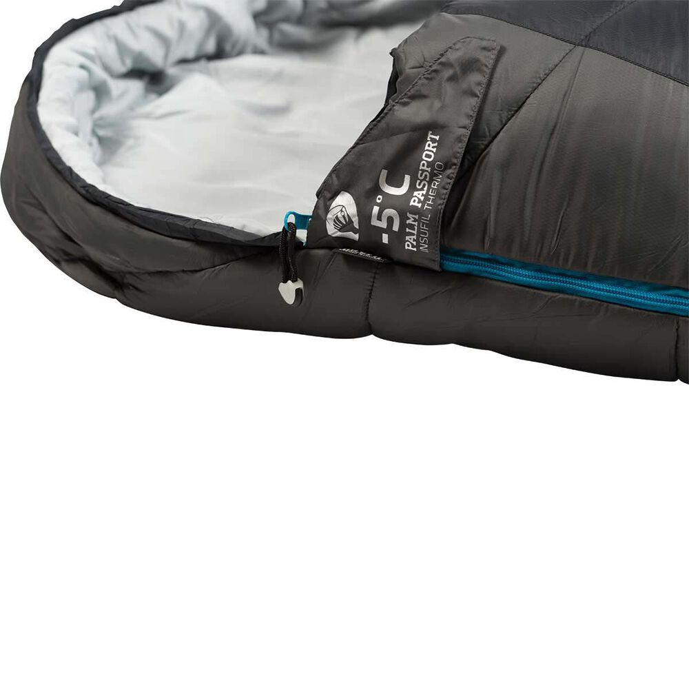 Roman Palm Passport -5°C Sleeping Bag - Black & Charcoal