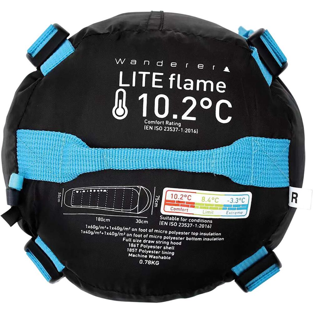 Wanderer LiteFlame 10.2°C Hooded Sleeping Bag