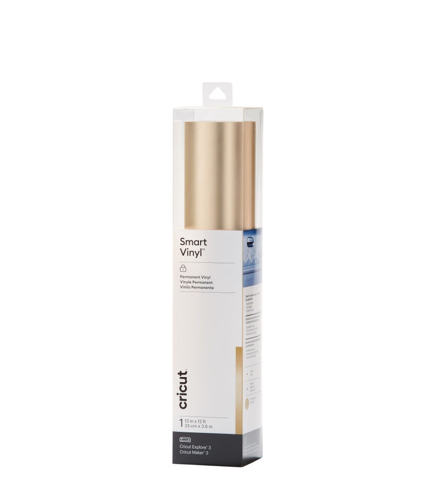 Cricut 13 x 12' Champagne Matte Metallic Permanent Smart Vinyl Roll
