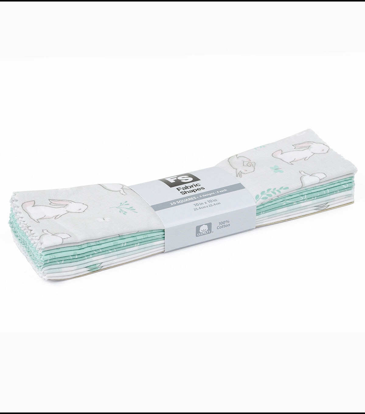 Cottontail 10 Cotton Fabric Shapes