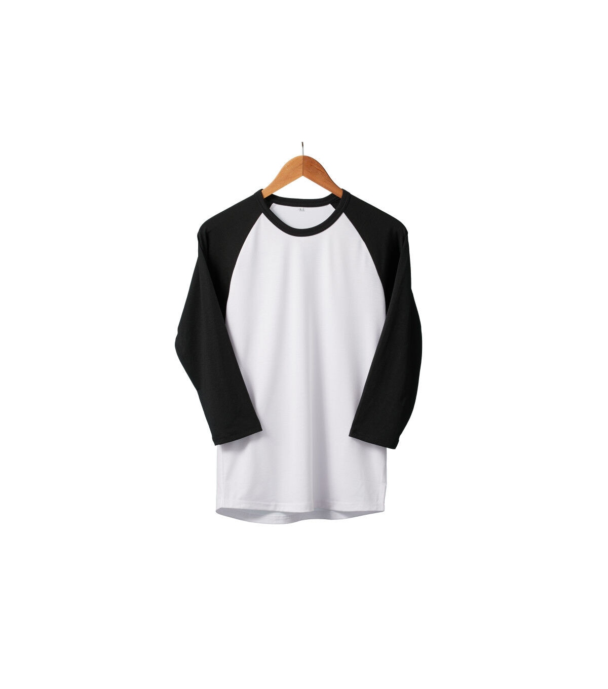 Cricut Black & White Unisex Adult Raglan Baseball T Shirt Blank