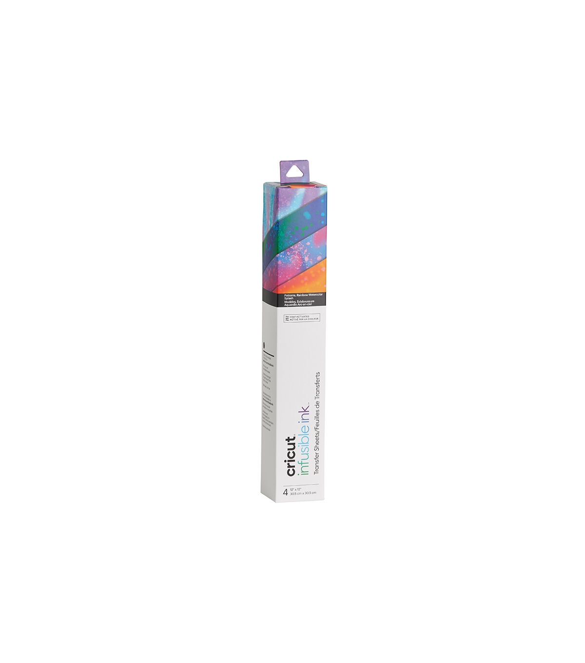 Cricut 12 x 12 Rainbow Splash Infusible Ink Transfer Sheets 4ct