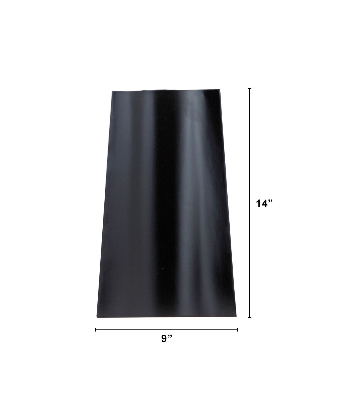 Nearly Natural 14 Black Modern Metal Vase
