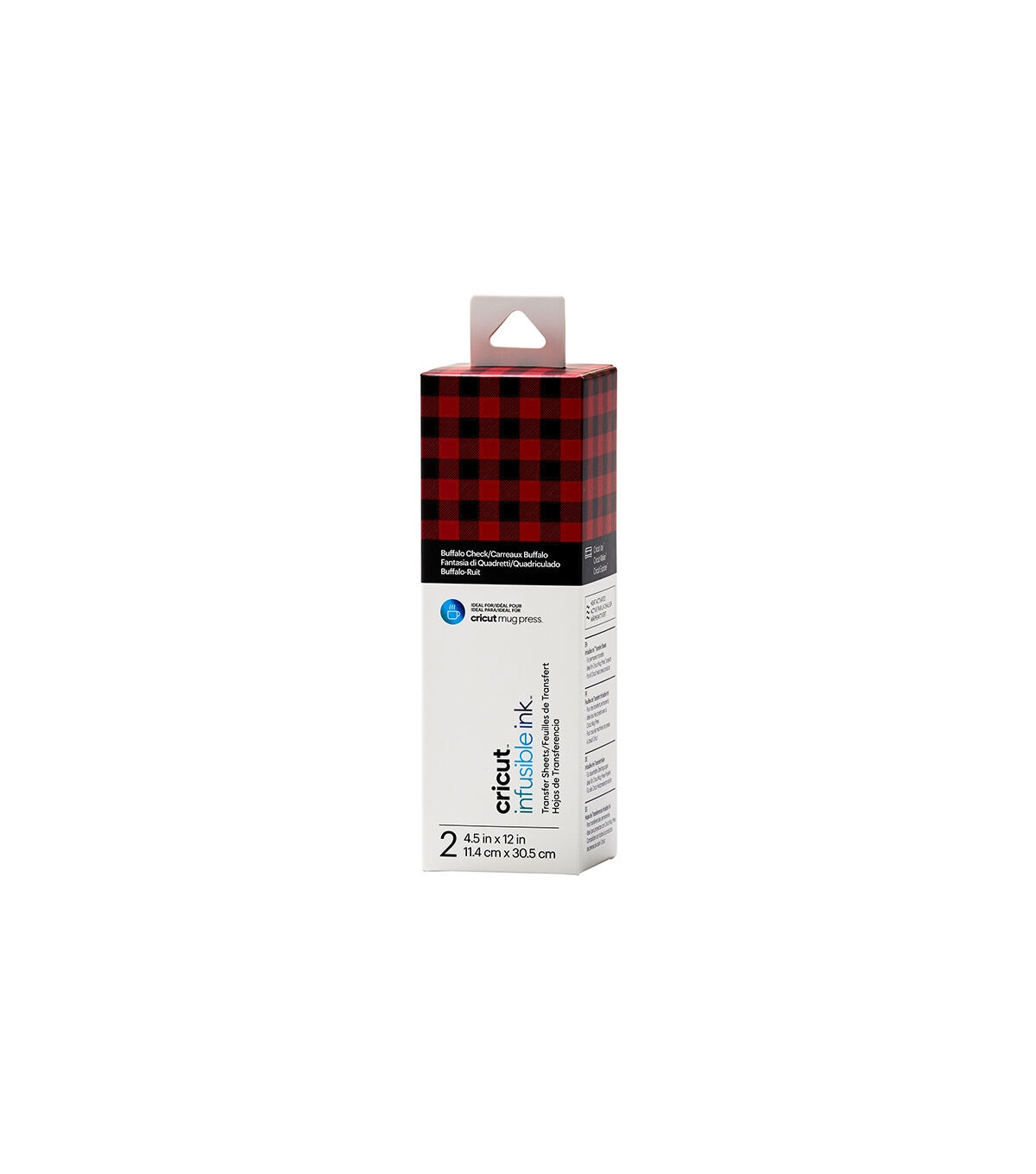 Cricut 4.5 x 12 Buffalo Checks Infusible Ink Transfer Sheets 2ct