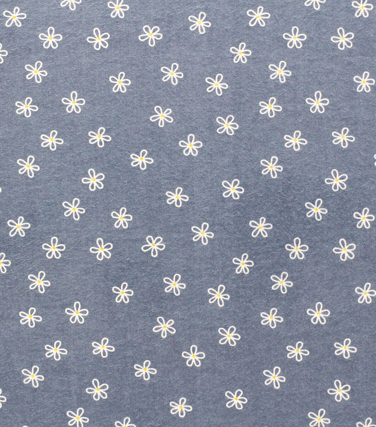 Super Snuggle POP! Scribble Floral Blue Flannel Fabric