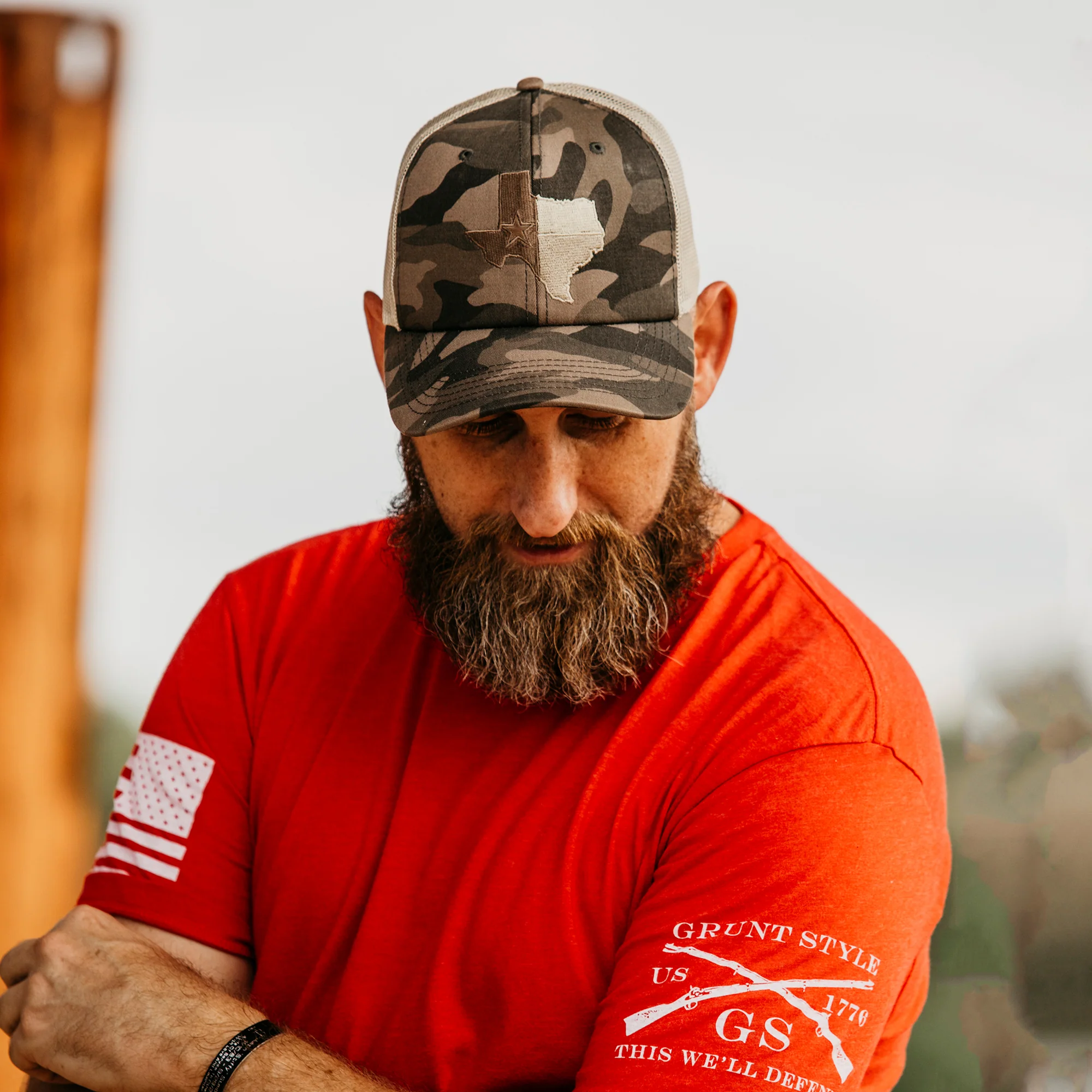 Texas Camo Mesh Hat